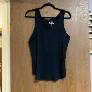 Loft basic black tank